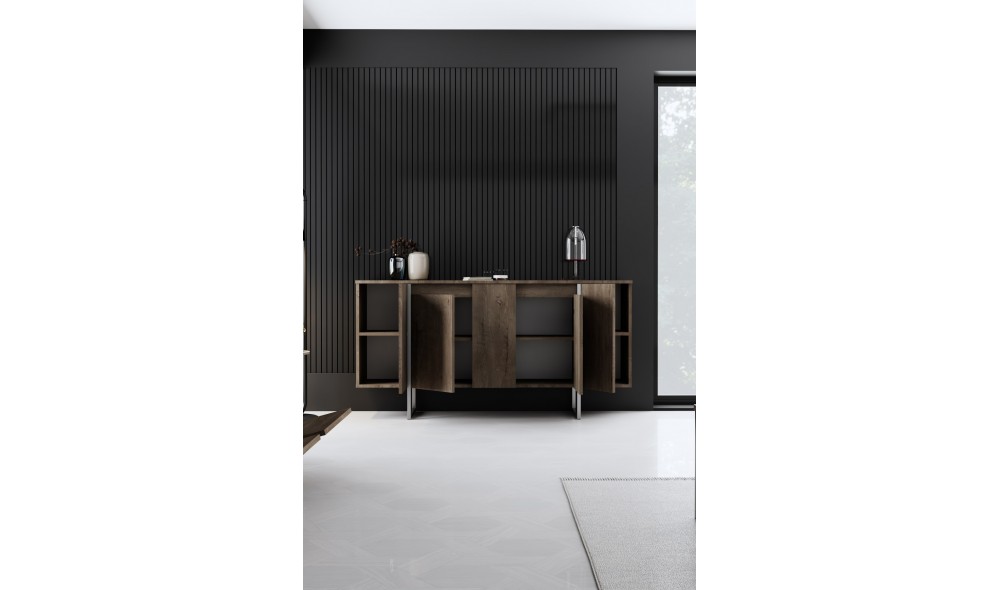 Consola, Luxe, NucArgint, 160 x 80 x 35 cm