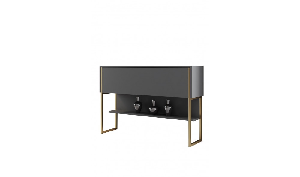 Comoda, Luxe, AurAntracit, 120 x 80 x 30 cm