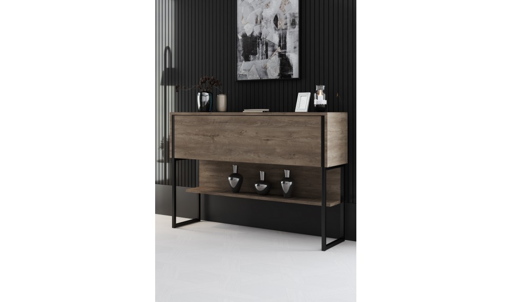 Comoda, Luxe, NegruNuc, 120 x 80 x 30 cm