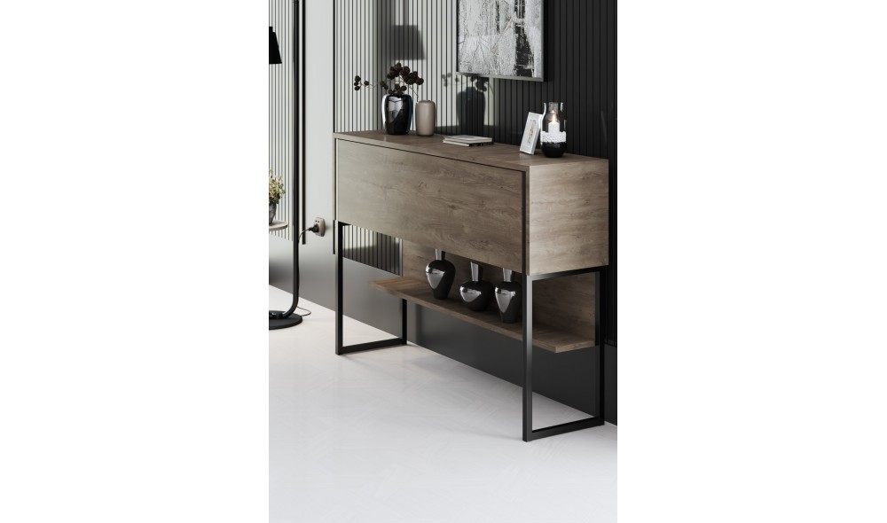 Comoda, Luxe, NegruNuc, 120 x 80 x 30 cm