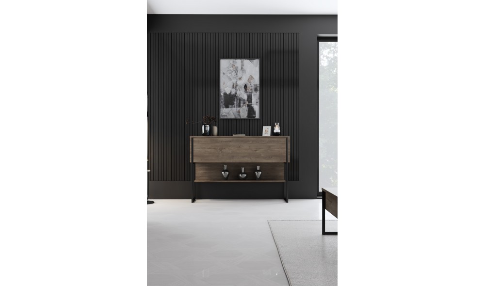 Comoda, Luxe, NegruNuc, 120 x 80 x 30 cm