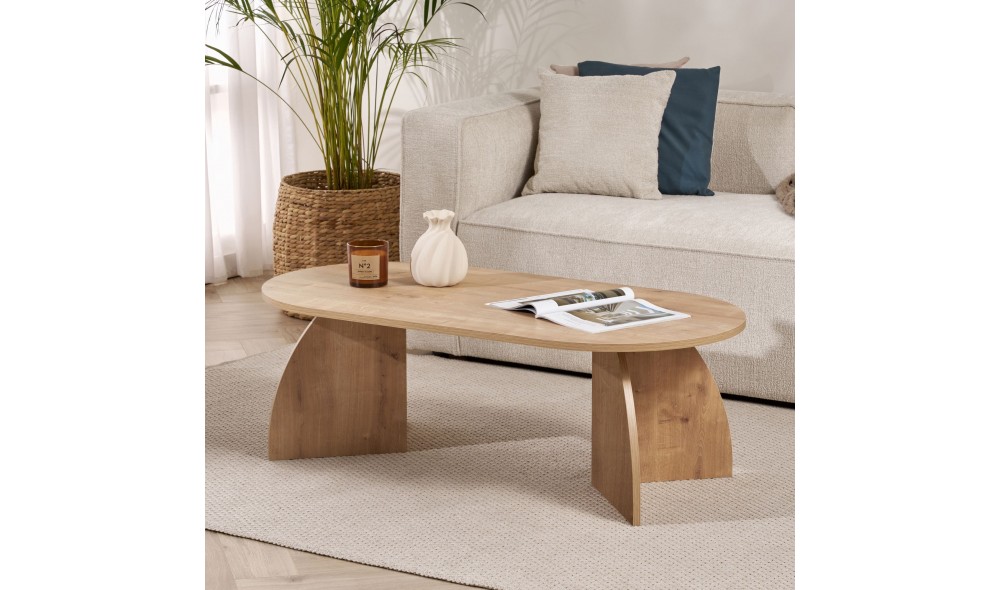 Masuta de cafea, Melina - Sapphire Oak, 120 x 40 x 60 cm