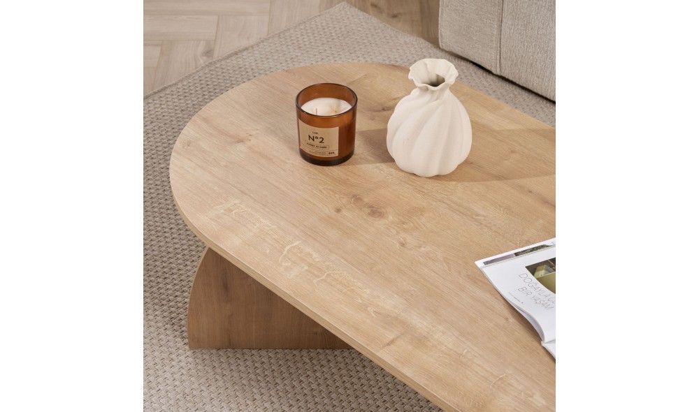 Masuta de cafea, Melina - Sapphire Oak, 120 x 40 x 60 cm