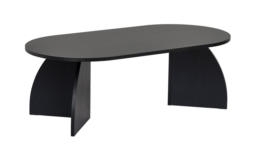 Masuta de cafea, Melina - Wood Black, 120 x 40 x 60 cm