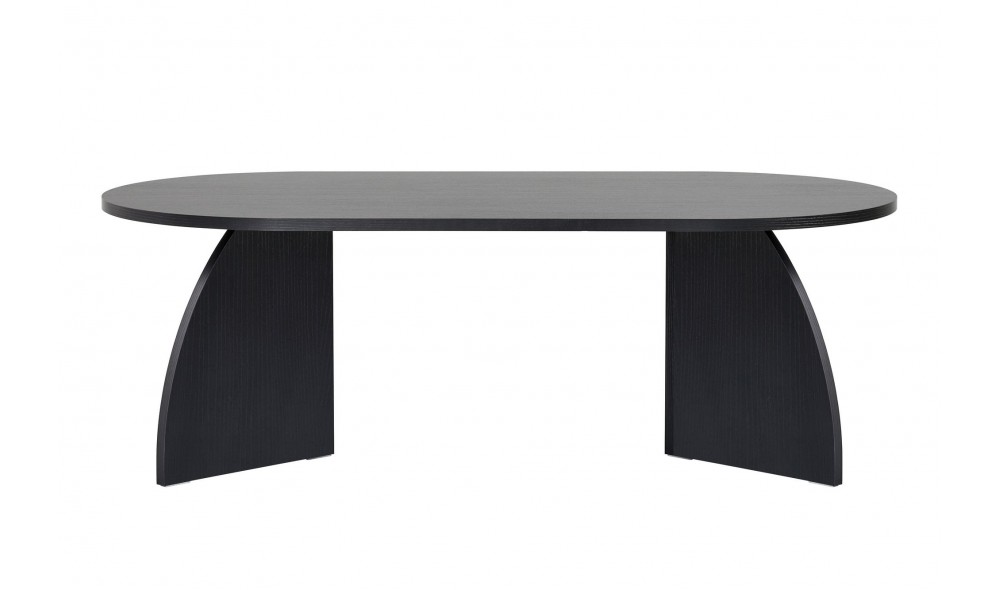 Masuta de cafea, Melina - Wood Black, 120 x 40 x 60 cm