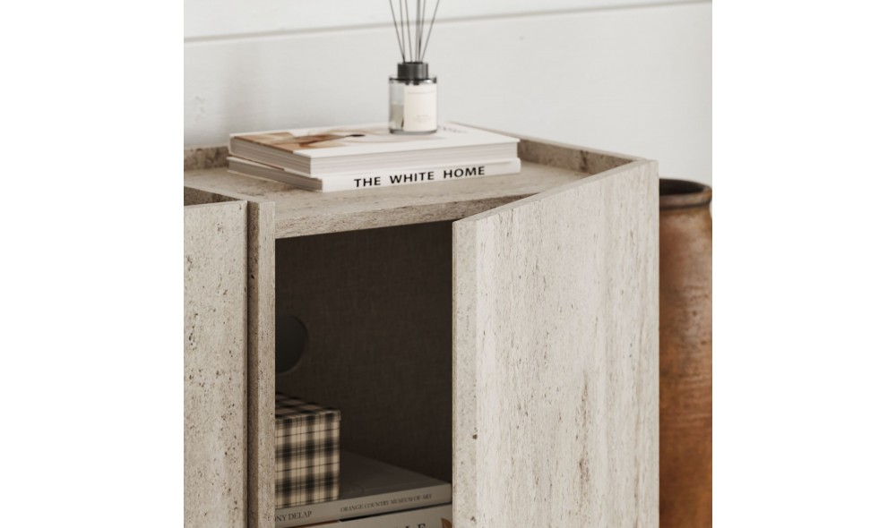 Comoda TV, Lowen - Travertine, 180 x 46 x 35 cm