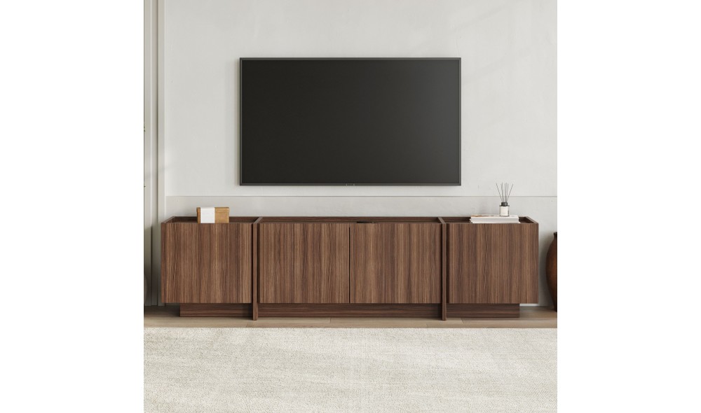 Comoda TV, Lowen - Milano Walnut, 180 x 46 x 35 cm