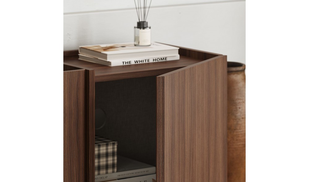 Comoda TV, Lowen - Milano Walnut, 180 x 46 x 35 cm