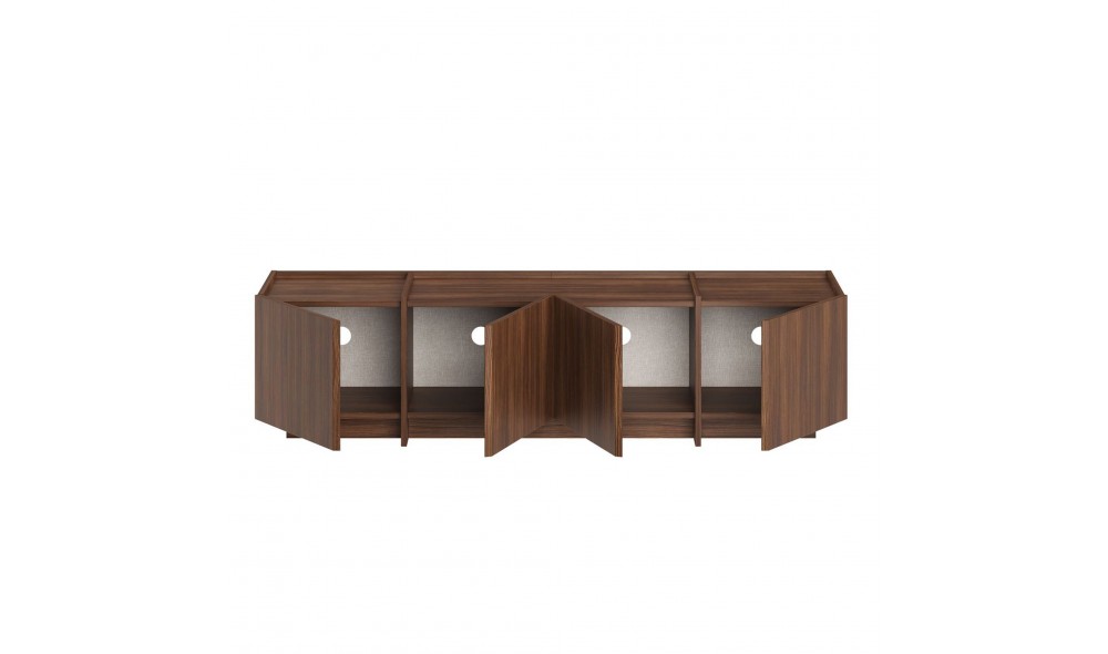 Comoda TV, Lowen - Milano Walnut, 180 x 46 x 35 cm