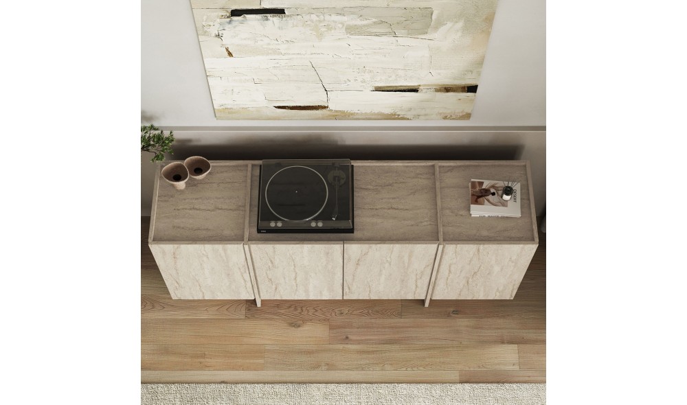 Consola, Dorma - Travertine, 180 x 80 x 45 cm