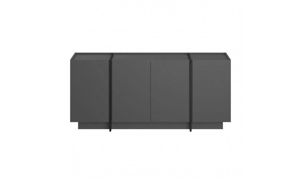 Consola, Dorma - Anthracite, Black, 180 x 80 x 45 cm