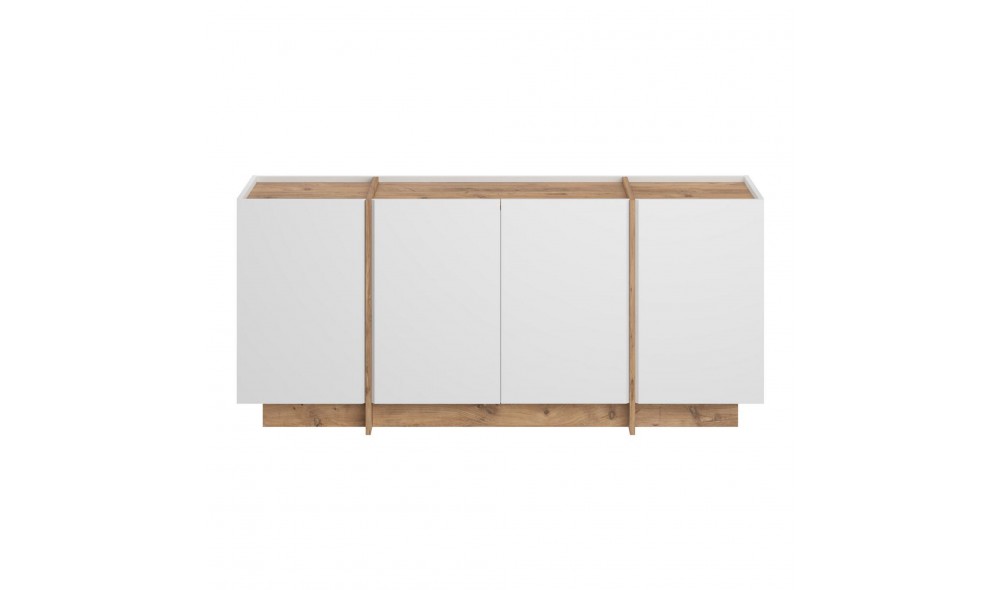 Consola, Dorma - White, Atlantic Pine, 180 x 80 x 45 cm