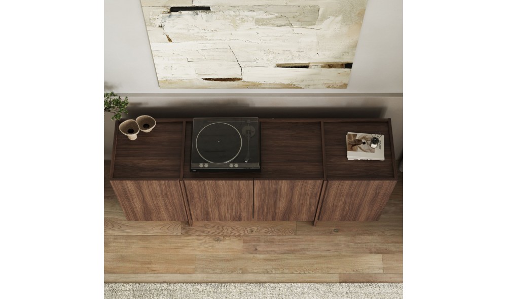 Consola, Dorma - Milano Walnut, 180 x 80 x 45 cm