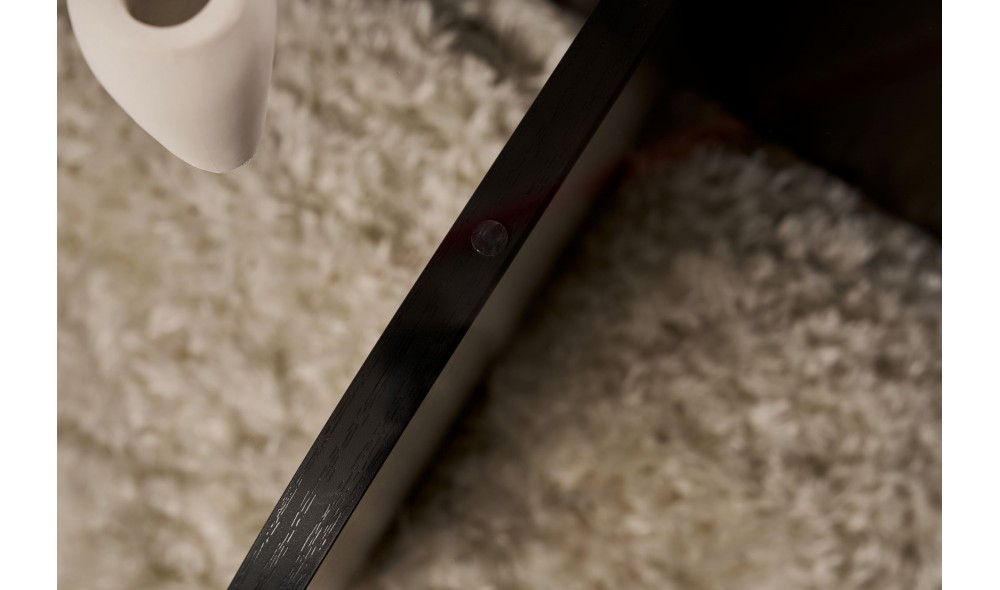 Masuta de cafea, Aeris - Wood Black, Fume, 75 x 35 x 75 cm