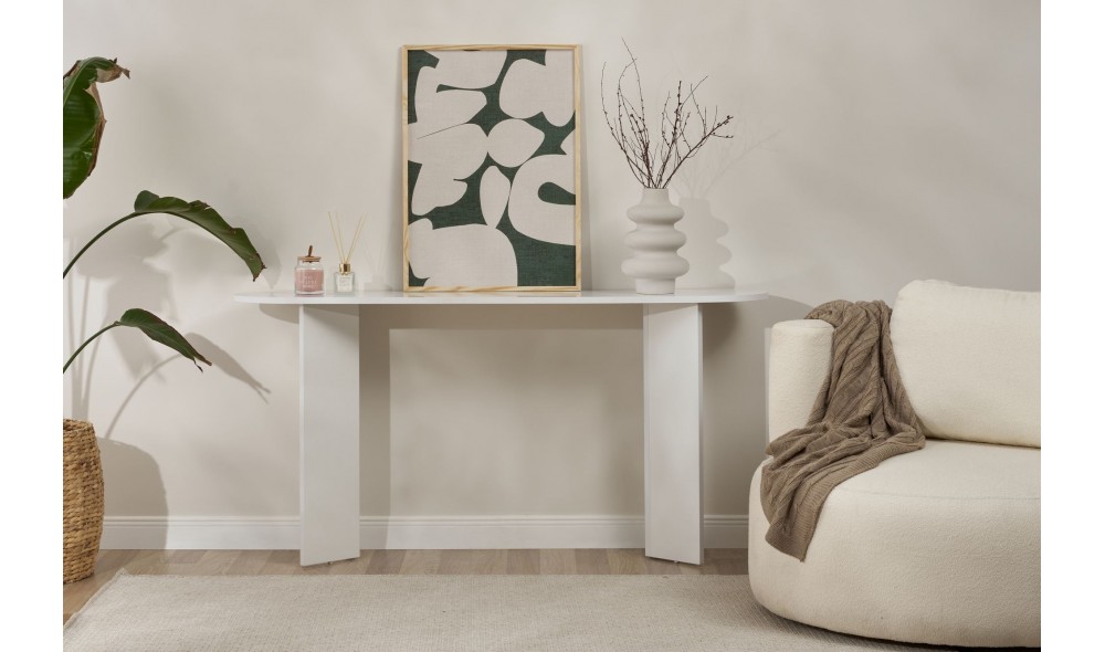 Bufet, Sira - White, 150 x 75 x 35 cm