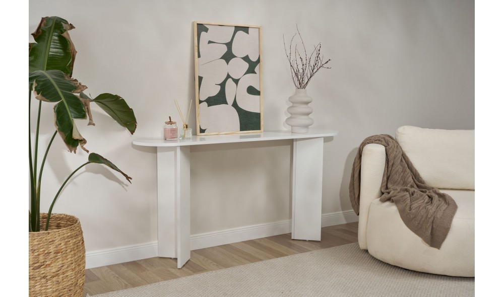 Bufet, Sira - White, 150 x 75 x 35 cm