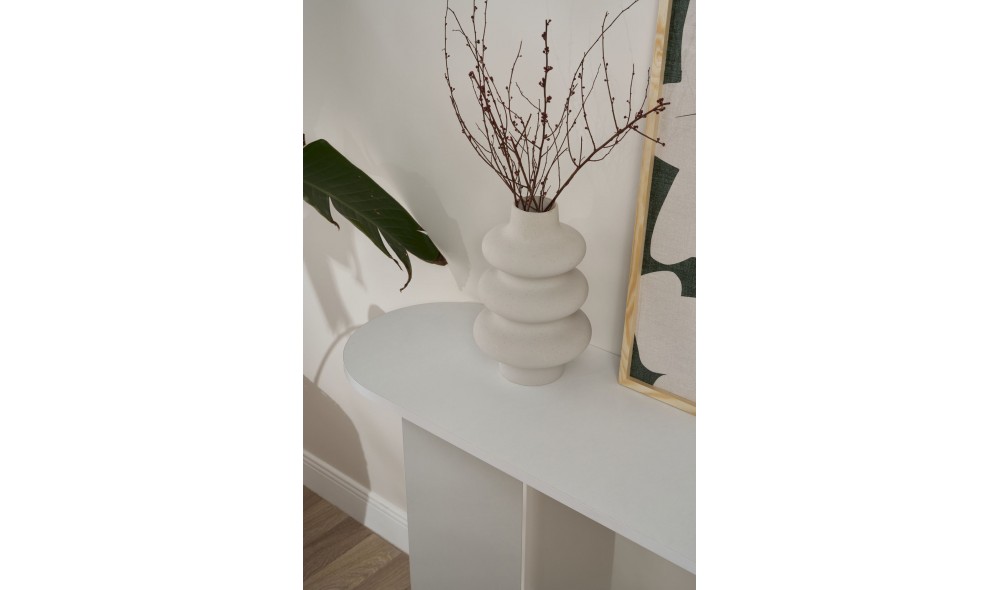 Bufet, Sira - White, 150 x 75 x 35 cm