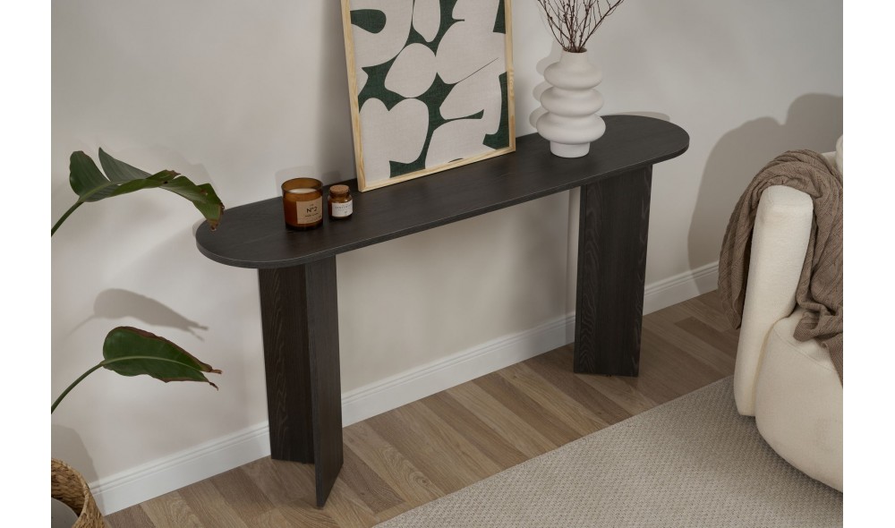 Bufet, Sira - Lumiere Black, 150 x 75 x 35 cm