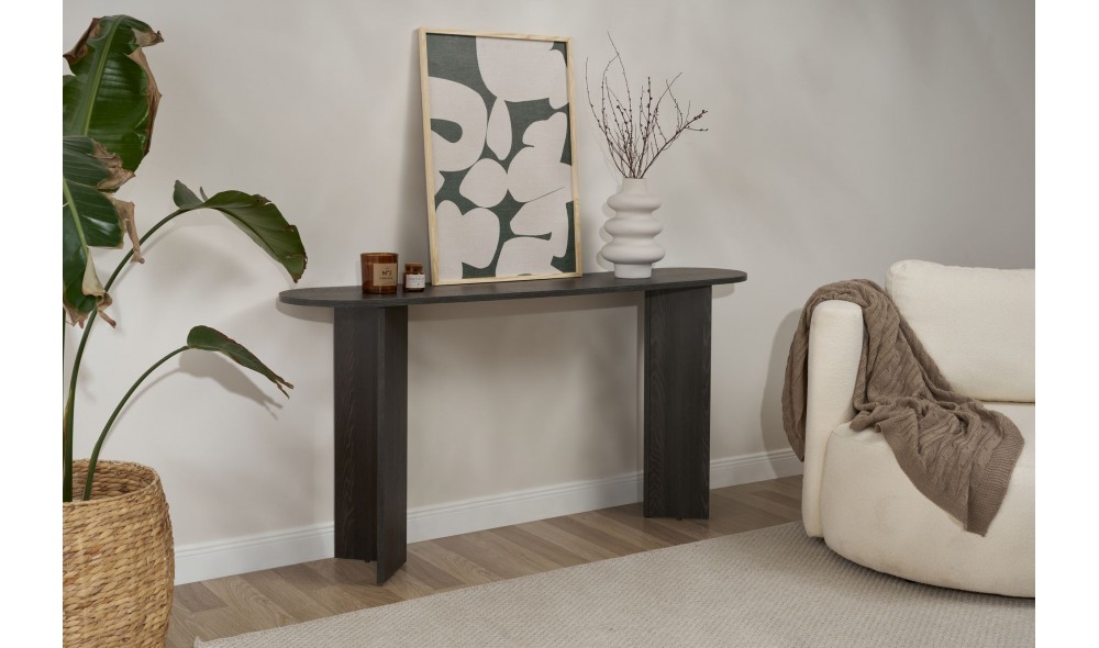 Bufet, Sira - Lumiere Black, 150 x 75 x 35 cm