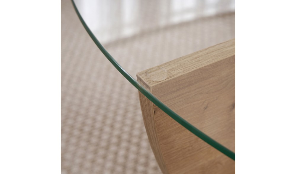 Masuta de cafea, Liya - Sapphire Oak, 90 x 30 x 90 cm