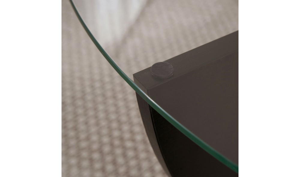 Masuta de cafea, Liya - Wood Black, 90 x 30 x 90 cm