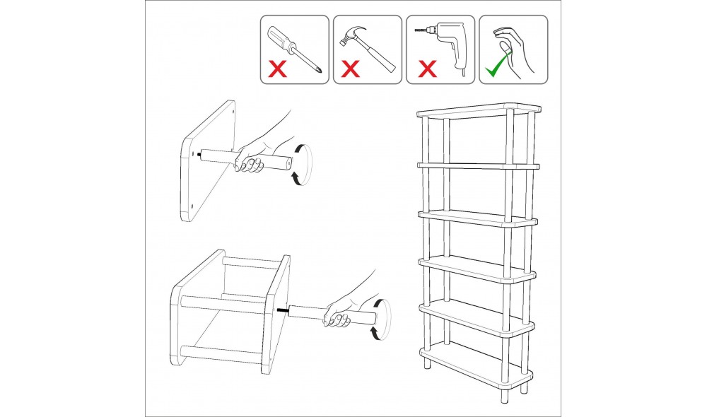 Raft pentru carti, Gala, Pinul Atlantic, 80 x 169 x 28 cm