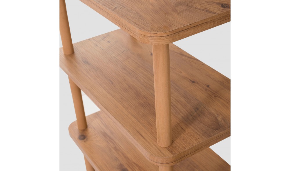 Raft pentru carti, Raca, Pinul Atlantic, 150 x 75 x 35 cm