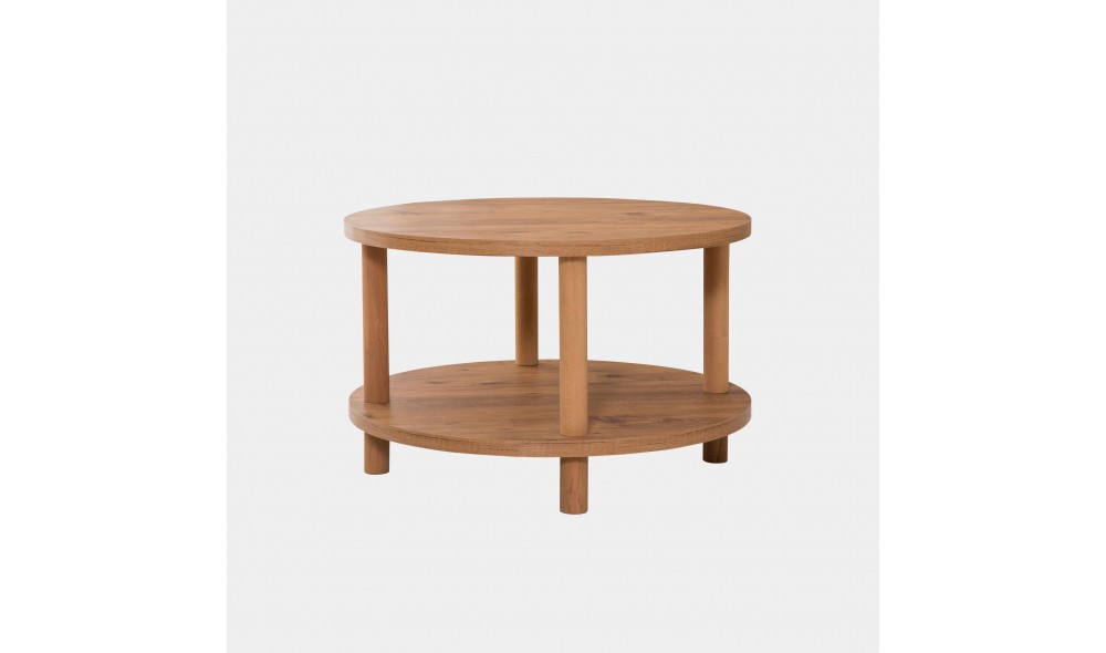 Masuta de cafea, Roby, Pinul Atlantic, 70 x 44 x 70 cm