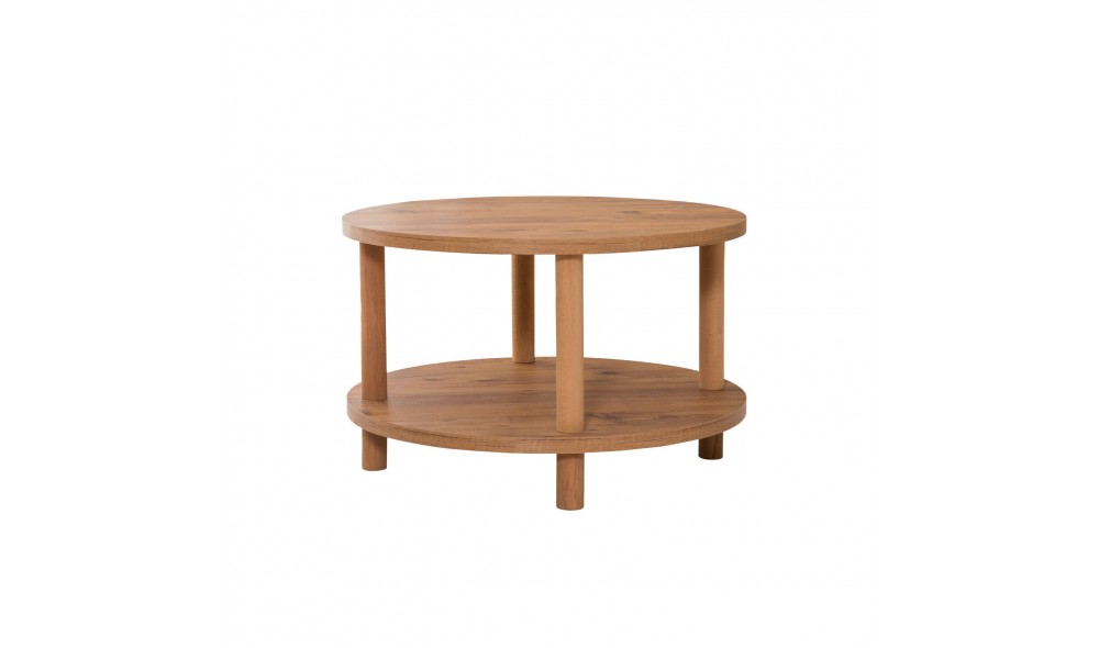 Masuta de cafea, Roby, Pinul Atlantic, 70 x 44 x 70 cm