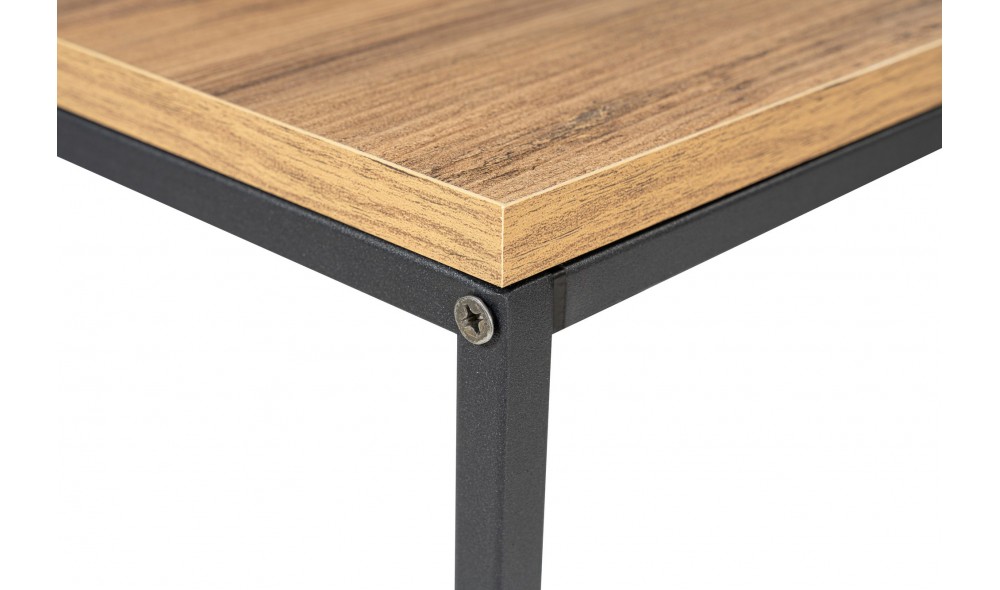 Consola, Canvas, Negru, 100 x 80 x 30 cm