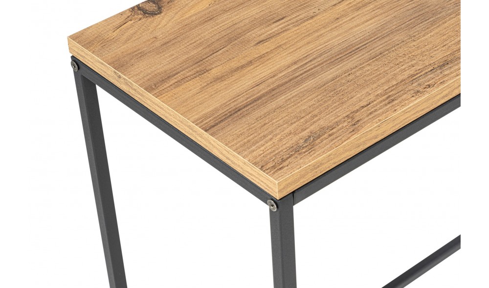 Consola, Canvas, Negru, 100 x 80 x 30 cm