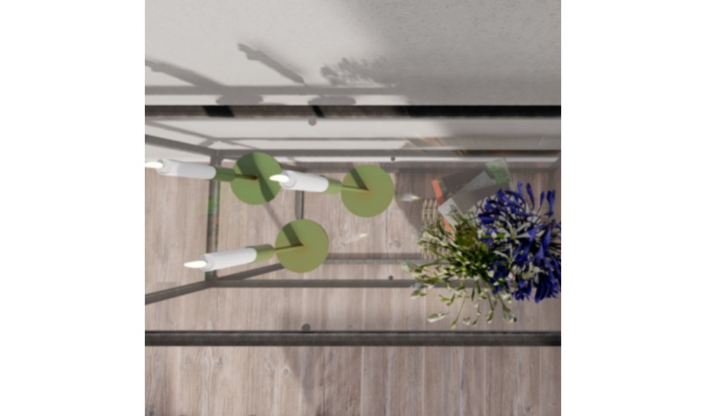 Consola, Berra, Negru, 80 x 85 x 30 cm