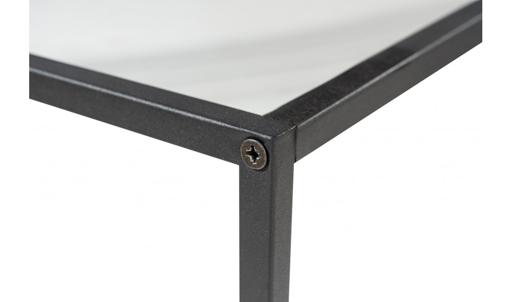 Consola, Canvas, Negru, 100 x 80 x 30 cm