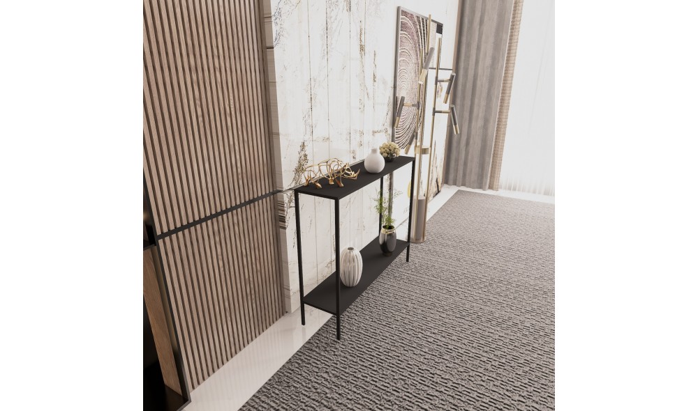 Consola, Kuba, Negru, 83 x 78 x 21 cm