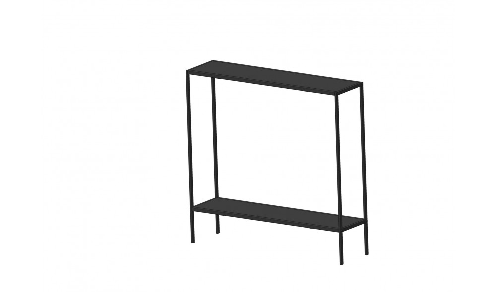 Consola, Kuba, Negru, 83 x 78 x 21 cm