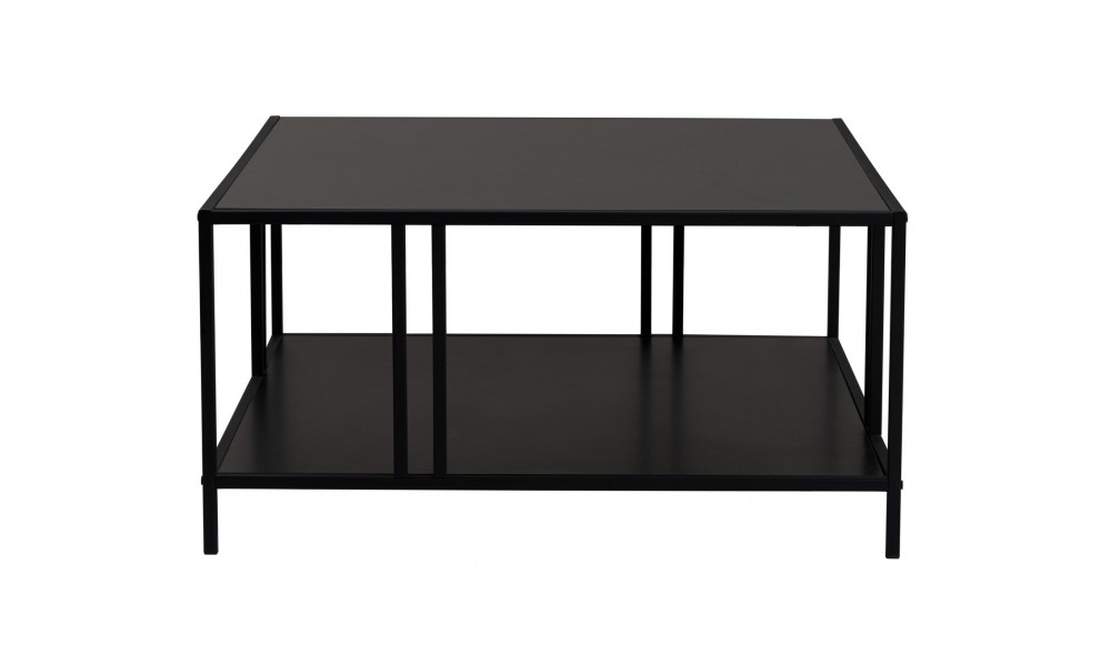 Masuta de cafea, Uranus, Negru, 80 x 40 x 80 cm
