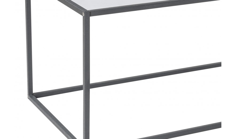 Masuta de cafea, Lizbon, Negru, 90 x 40 x 50 cm