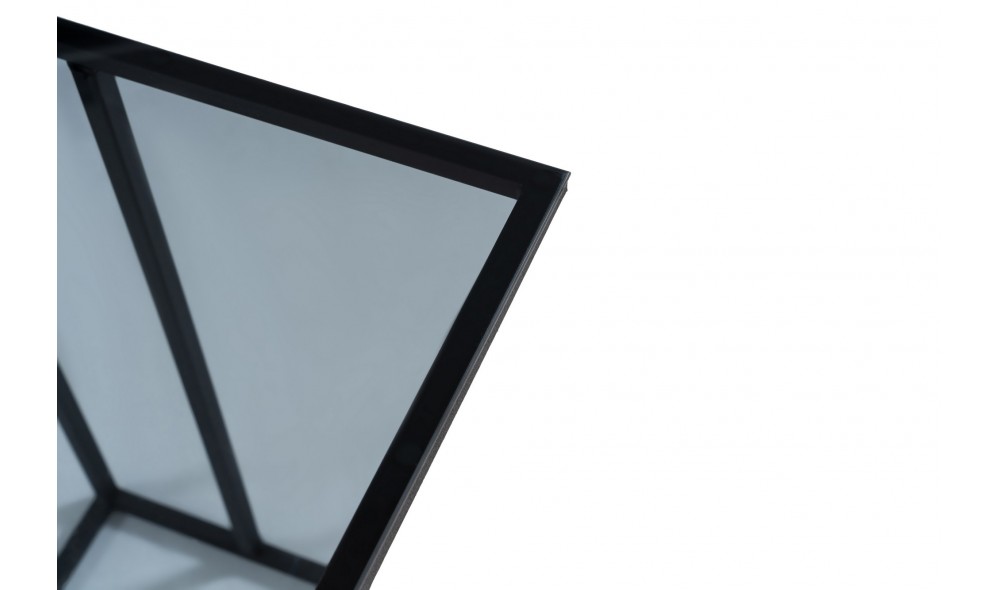 Masa laterala, Alaska C, Negru, 30 x 60 x 40 cm