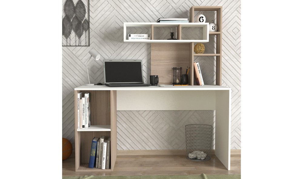 Birou de studiu, Coral, AlbCordoba, 140 x 154 x 60 cm