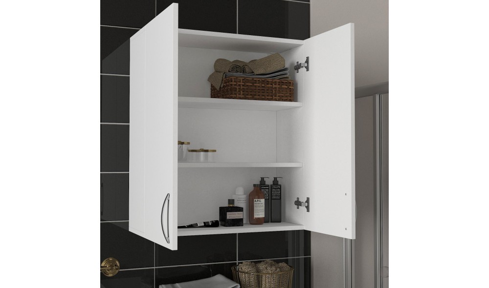 Dulap de baie, Benito Top, Alb, 70 x 80 x 27 cm