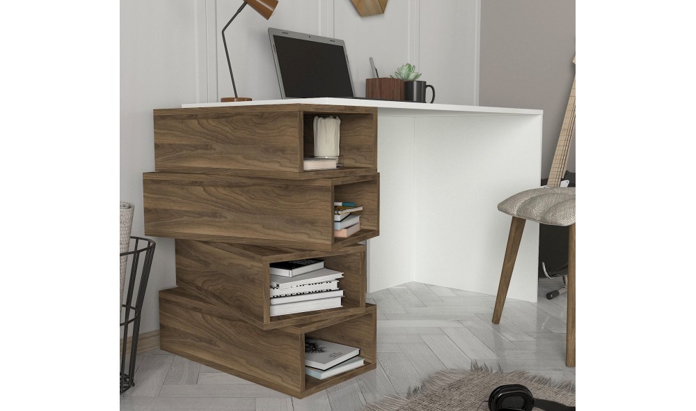 Birou de studiu, Jenga, AlbNuc, 130 x 75 x 60 cm