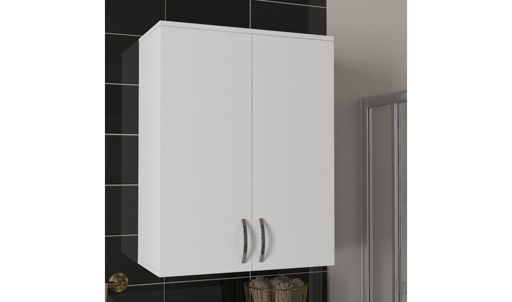 Dulap de baie, Zoe, Alb, 70 x 90 x 35 cm