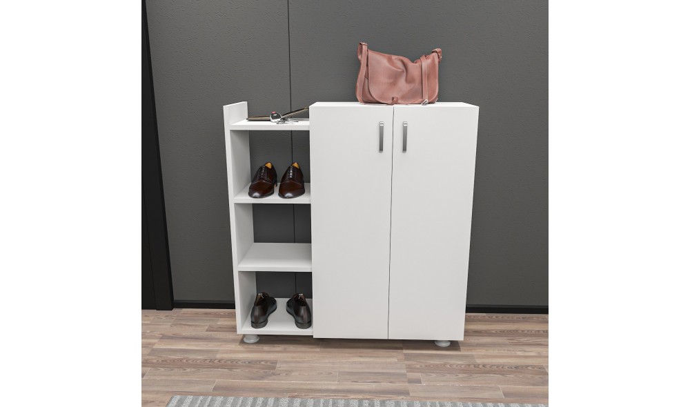 Pantofar, Asus, Alb, 90 x 95 x 30 cm