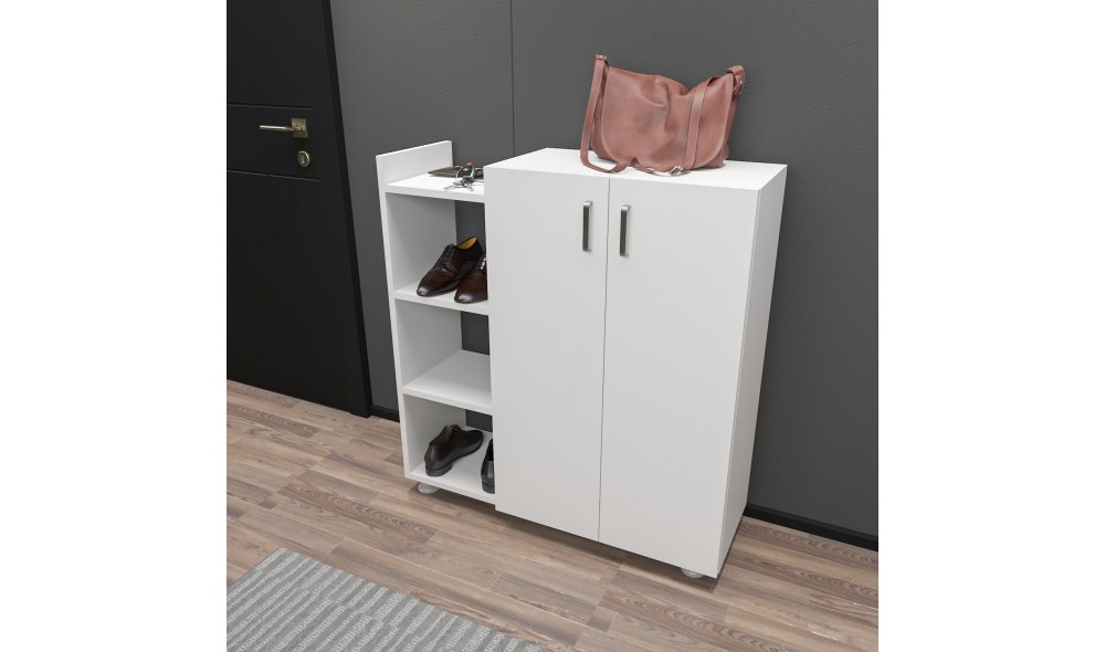 Pantofar, Asus, Alb, 90 x 95 x 30 cm