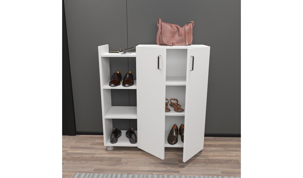 Pantofar, Asus, Alb, 90 x 95 x 30 cm