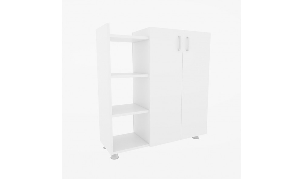 Pantofar, Asus, Alb, 90 x 95 x 30 cm