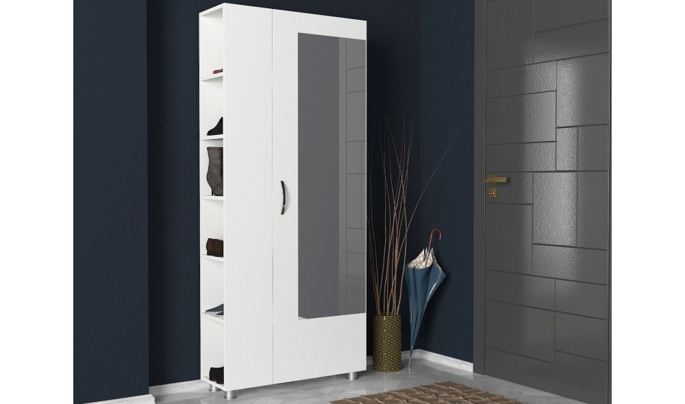 Antreu, Meyra, Alb, 80 x 185 x 29 cm