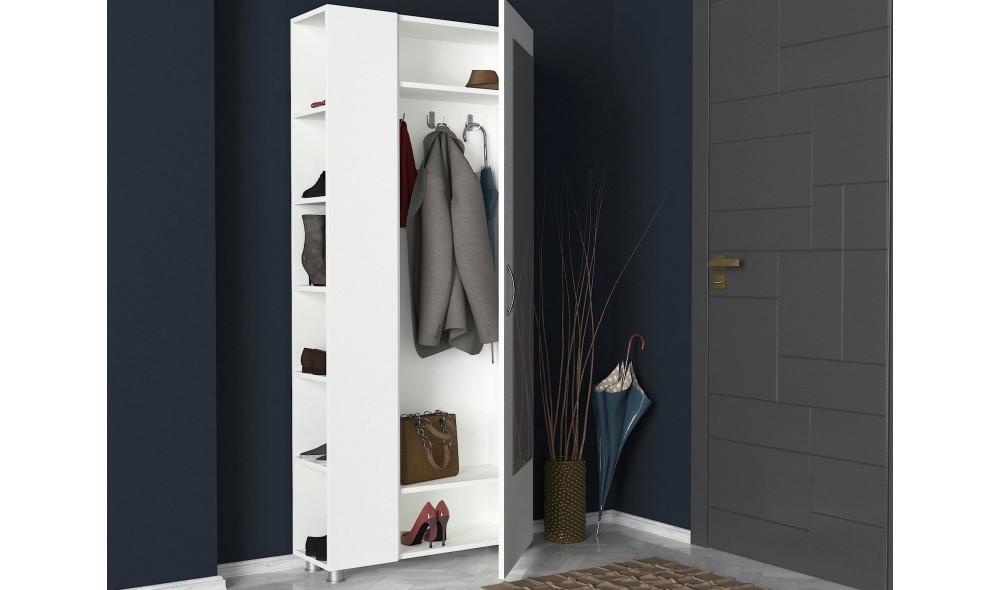 Antreu, Meyra, Alb, 80 x 185 x 29 cm