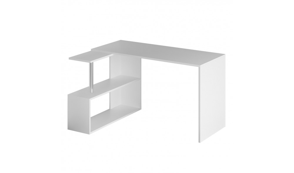 Birou de studiu, Gelincik, Alb, 130 x 74 x 94 cm