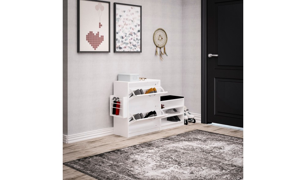 Pantofar, Trend, Alb, 130 x 80 x 31 cm